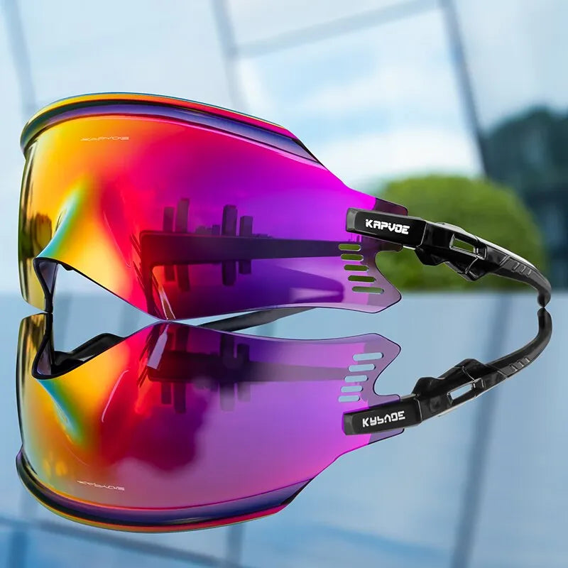 Lunettes de soleil photochromiques - Protection UV400 pour les sports de plein air et le cyclisme