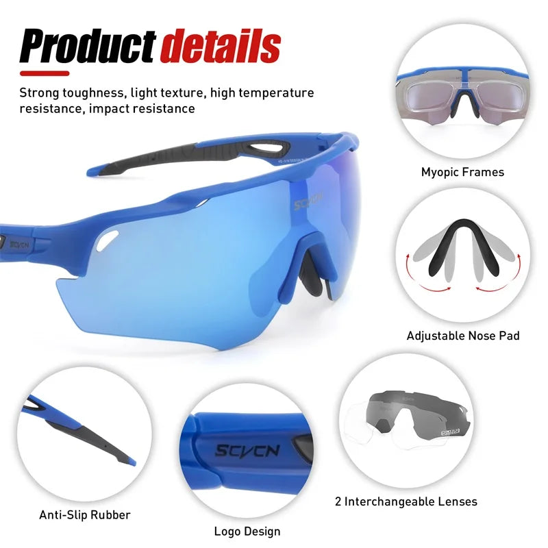 Lunettes d'endurance SCVCN ApexSprint™ - Performance maximale, prêtes pour le trail