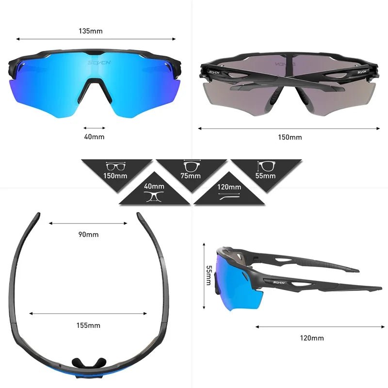 Lunettes d'endurance SCVCN ApexSprint™ - Performance maximale, prêtes pour le trail