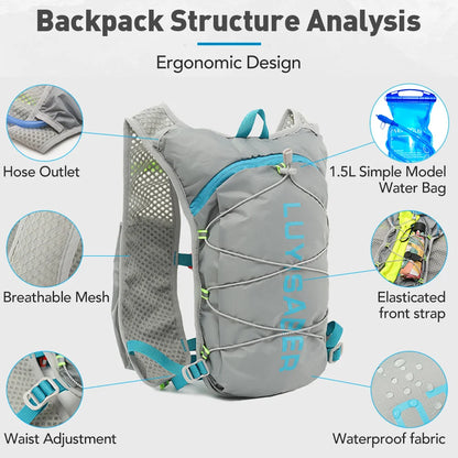 INOXTO EcoWave™ Hydration Backpack - Built for the Outdoors