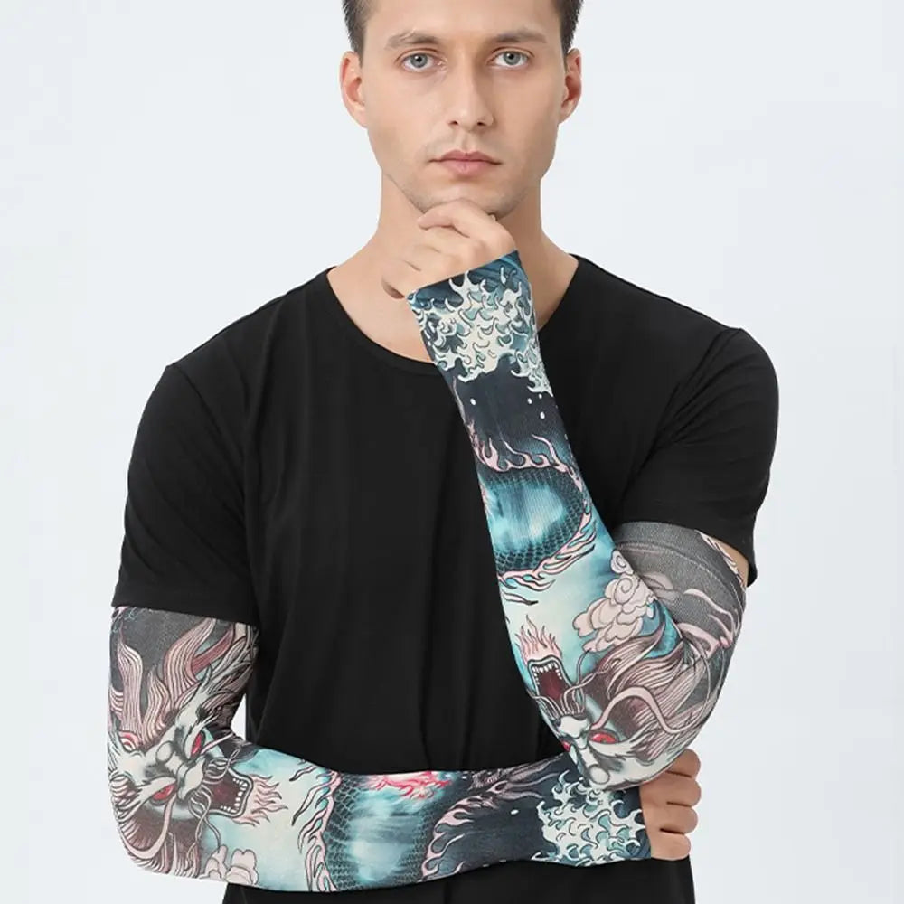 Dragon Design Tattoo Sleeves