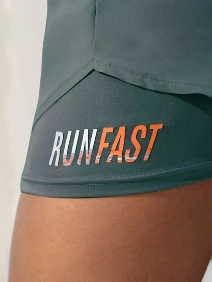 Women's High-Rise Run Shorts - Elastic Proximity Control Running Shorts for Enhanced Comfort