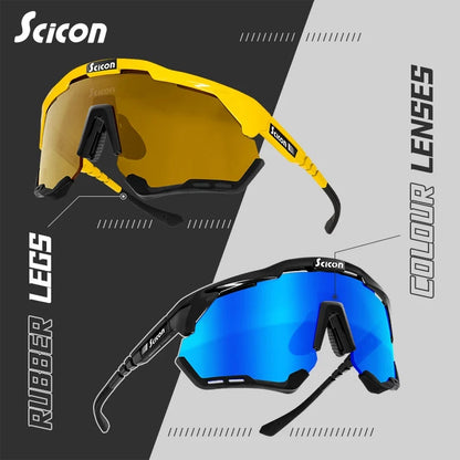 Lunettes de soleil de cyclisme polarisées SCICON TrueBlue™